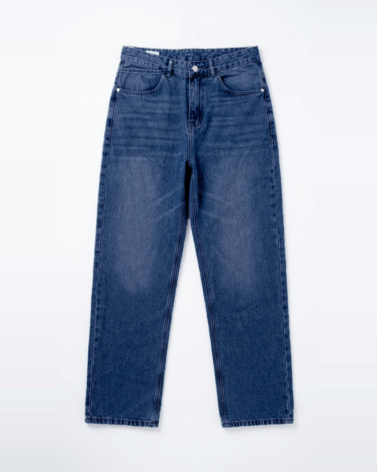 Indigo Straight Jeans, front