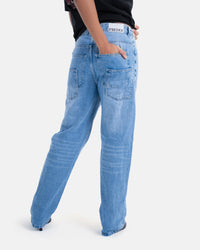FREDDI Sky Straight Jeans — Light Wash