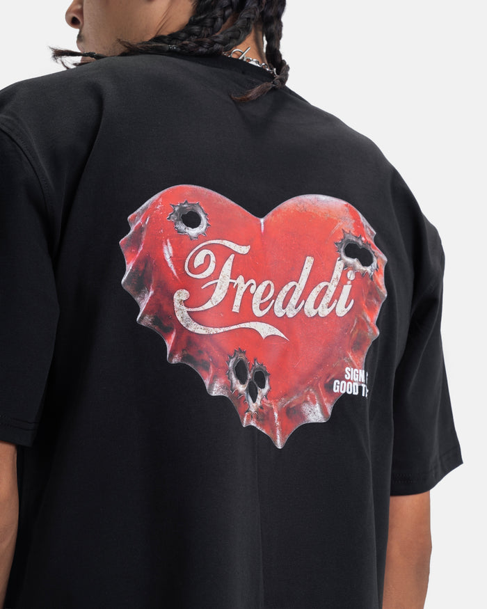 Cold-Hearted Black Tee